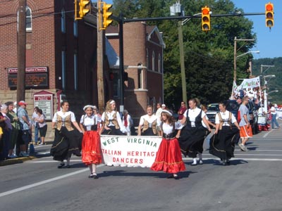 Scene from the West Virginia Italian Heritage Festival